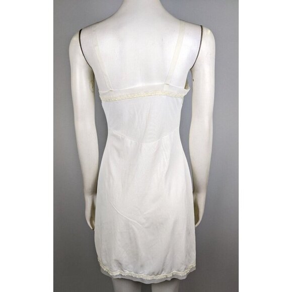 VINTAGE WOMEN'S IVORY WHITE DRESS SLIP - FIGURFIT - SIZE 34 - Picture 8 of 9